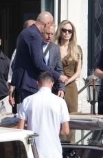 ANGELINA JOLIE Out at 81st Venice Film Festival in Venice 08/29/2024