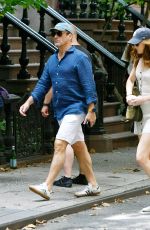 ANNA OSCEOLA and Jon Hamm Out in New York 08/04/2024
