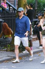 ANNA OSCEOLA and Jon Hamm Out in New York 08/04/2024