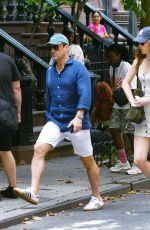 ANNA OSCEOLA and Jon Hamm Out in New York 08/04/2024