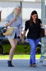 ANYA TAYLOR-JOY Out with a Friend for Lunch in Los Angeles 08/22/2024
