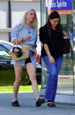 ANYA TAYLOR-JOY Out with a Friend for Lunch in Los Angeles 08/22/2024
