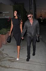 APRIL LOVE GEARY and Robin Thicke on a Dinner Date in Santa Monica 08/28/2024