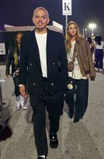 ASHLEE SIMPSON and Evan Ross Arrives at Olivia Rodrigo