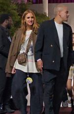 ASHLEE SIMPSON and Evan Ross Arrives at Olivia Rodrigo