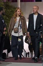 ASHLEE SIMPSON and Evan Ross Arrives at Olivia Rodrigo