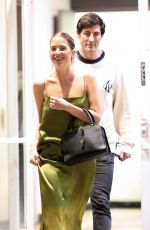 ASHLEY BENSON and Brandon Davis at Sushi Park in West Hollywood 08/21/2024