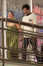 ASHLEY BENSON and Brandon Davis at Sushi Park in West Hollywood 08/21/2024