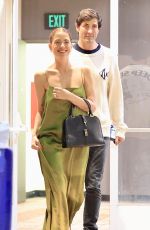 ASHLEY BENSON and Brandon Davis at Sushi Park in West Hollywood 08/21/2024