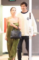 ASHLEY BENSON and Brandon Davis at Sushi Park in West Hollywood 08/21/2024