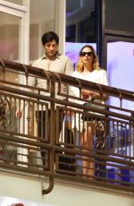 ASHLEY BENSON and Brandon Davis on a Date Night at Sushi Park in West Hollywood 08/13/2024