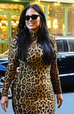 ASHLEY GRAHAM in a Leopard Print Out in New York 08/12/2024