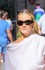 ASHLEY ROBERTS Arrives at Heart Radio Studios in London 08/15/2024