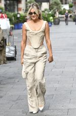 ASHLEY ROBERTS Leaves Global Studios in London 08/08/2024