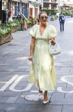ASHLEY ROBERTS Leaves Her Heart FM Show in London 08/16/2024