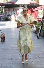 ASHLEY ROBERTS Leaves Her Heart FM Show in London 08/16/2024