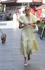 ASHLEY ROBERTS Leaves Her Heart FM Show in London 08/16/2024