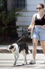 AVA PHILLIPPE Out for a Dog Walk in Los Angeles 08/11/2024
