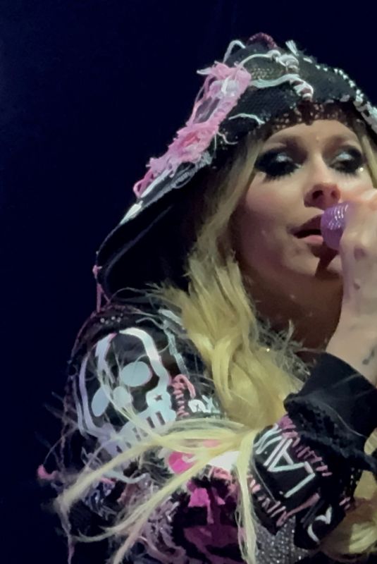 AVRIL LAVIGNE Performs at Her Greatest Hits Tour in New York 08/27/2024