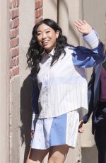 AWKWAFINA Arrives at Jimmy Kimmel Live! in Los Angeles 08/15/2024