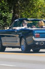 BEHATI PRINSLOO and Adam Levine Cruise Out in Montecito in His Classic Mustang 08/18/2024