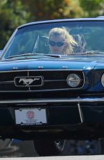 BEHATI PRINSLOO and Adam Levine Cruise Out in Montecito in His Classic Mustang 08/18/2024