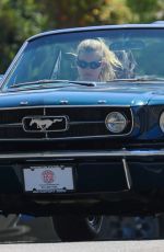 BEHATI PRINSLOO and Adam Levine Cruise Out in Montecito in His Classic Mustang 08/18/2024