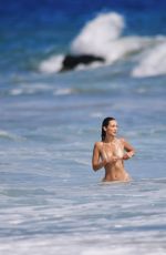 BELLA HADID in Bikini at a Beach in Malibu 08/29/2024