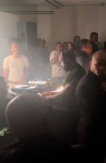 BIANCA CENSORI and Kanye West Party at a Private DJ Set in Los Angeles 08/12/2024
