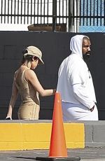 BIANCA CENSORI and Kanye West Visiting His New Massive Store 08/09/2024