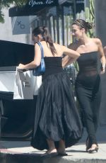 BIANCA CENSORI Shopping with Her Sisters and Mother at Maxfield and Vivienne Westwood on Melrose Ave in West Hollywood 08/16/2024