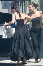 BIANCA CENSORI Shopping with Her Sisters and Mother at Maxfield and Vivienne Westwood on Melrose Ave in West Hollywood 08/16/2024
