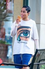 BLAC CHYNA Out for Ice Cream in Calabasas 08/09/2024