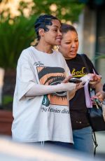 BLAC CHYNA Out for Ice Cream in Calabasas 08/09/2024