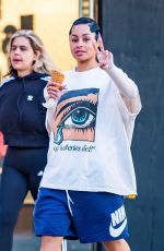 BLAC CHYNA Out for Ice Cream in Calabasas 08/09/2024