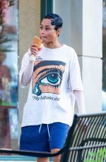 BLAC CHYNA Out for Ice Cream in Calabasas 08/09/2024