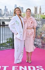 BLAKE LIVELY and ISABELA FERRER at It Ends With Us Photocall in London 08/08/2024