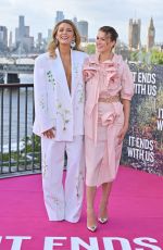 BLAKE LIVELY and ISABELA FERRER at It Ends With Us Photocall in London 08/08/2024