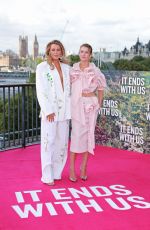 BLAKE LIVELY and ISABELA FERRER at It Ends With Us Photocall in London 08/08/2024