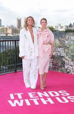 BLAKE LIVELY and ISABELA FERRER at It Ends With Us Photocall in London 08/08/2024
