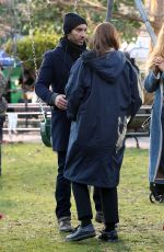 BLAKE LIVELY and Justin Baldoni on The Set while Filming It Ends With Us 08/11/2024