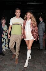BLAKE LIVELY and Ryan Reynolds Night Out with ISABELA FERRER in London 08/08/2024