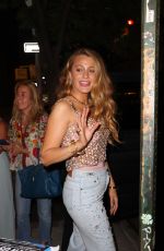 BLAKE LIVELY Leaves Private Screening of It Ends With Us at Roxy Hotel in New York 08/05/2024