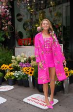 BLAKE LIVELY Promotes It Ends With Us at Betty Blooms Pop-up in New York 08/03/2024