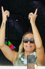 BRANDI CYRUS Performs Live DJ Set at Encore Beach Club in Las Vegas 08/10/2024