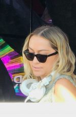 BRANDI CYRUS Performs Live DJ Set at Encore Beach Club in Las Vegas 08/10/2024