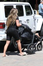 BRITTANY CATWRIGHT Out for Lunch with Her Mother and Son in Los Angeles 08/28/2024