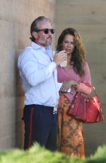 BROOKE BURKE and Scott Rigsby at a Dinner Date at Nobu 08/13/2024
