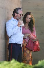 BROOKE BURKE and Scott Rigsby at a Dinner Date at Nobu 08/13/2024