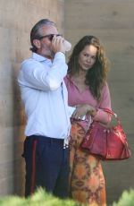 BROOKE BURKE and Scott Rigsby at a Dinner Date at Nobu 08/13/2024